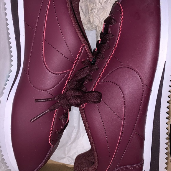 Brand New Burgundy Nike Cortez Womens 